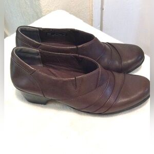 Elegant ankle boots Brown Leather Slip-Ons
